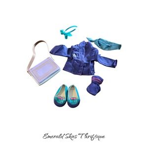 American Girl Doll Ready To Learn School Outfit for 18" Dolls Jacket Shoes bag
